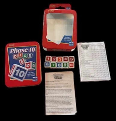 Vintage Fundex 2004 PHASE 10 Dice Family Game Complete EUC - Image 1 of 4