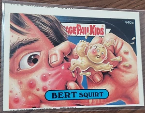 1987 Topps Garbage Pail Kids 11th Series MISCUT Bert Squirt 440a - Picture 1 of 2