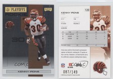 2007 Playoff NFL Playoffs Gold Metalized /149 Kenny Irons #120 Rookie RC
