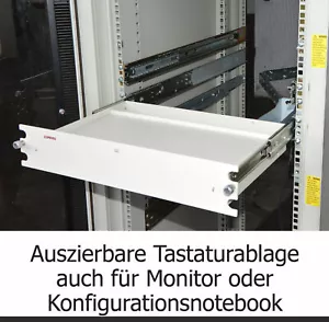 Server Tower Shelf With Expandable Rails Cable Routing Keyboard Monitor - Picture 1 of 1