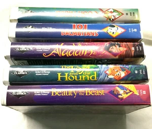 5-Walt Disney, Black Diamond Original AnimatedClassic VHS Tapes - Picture 1 of 11