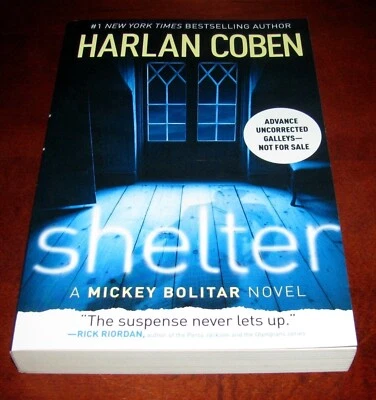 Shelter by Harlan Coben ARC Uncorrected Proof 1st Ed Advance Copy Foto 1 de 4