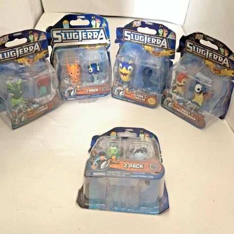 Slugterra Mini Figure 2-Pack SET OF 5 Slugs with Code for Exclusive Game items Cover