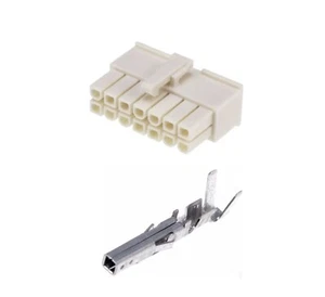 Connettore tipo Molex autoradio cinese 14 pin con connettori - Foto 1 di 1
