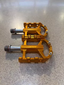 NEW HT Cheetah S ARS03 Platform Pedals Orange - Picture 1 of 3
