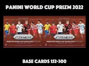 TARJETAS BASE PANINI COPA MUNDIAL PRIZM 2022 152-300 - Imagen 1 de 150