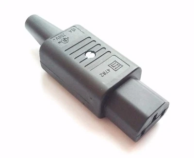 IEC Connector rewireable Schurter C13 10A Superb Hi-Fi mains cables connector - Image 1 of 3