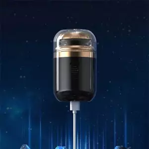 Mini-Shave For Men Electric Shaver Pocket Rechargeable Waterproof Razor Portable - Picture 1 of 11