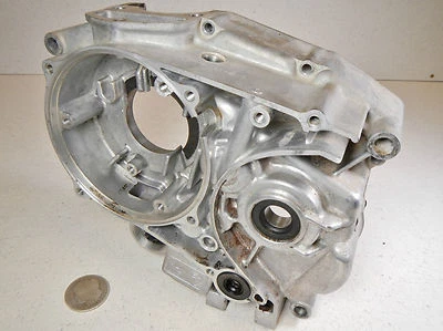 71 Honda Motosport SL100 SL 100 Left Side Engine Motor Crankcase Crank Case Half - Image 1 of 4