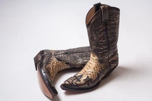 Sendra Damen Python Leder Cowboystiefel Größe EU 38 / US 7 - Bild 1 von 12