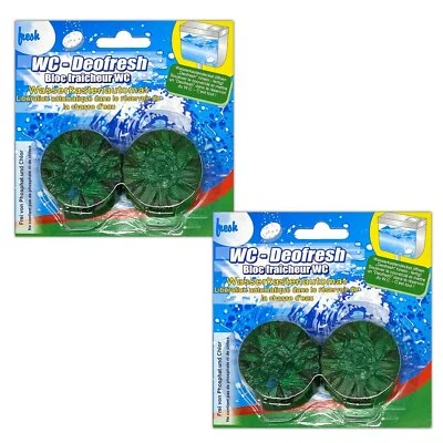 4 Stück WC Deofresh Spülkasten Tabs je 45g Wasserkasten Tabletten Spülkastentabs - Bild 1 von 2