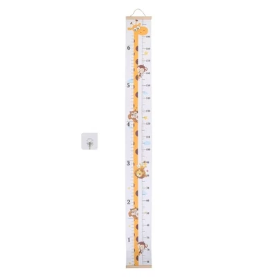 Wall Hangings Baby Growth Chart Baby Height Measuring Ruler Removable - Image 1 of 4