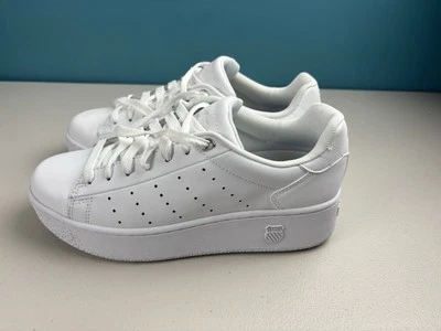 NUEVO K-Swiss Mujer Clásico VN Plataforma Zapatilla, Talla 9.5 Mujer Nuevo Sin Caja Foto 1 de 4