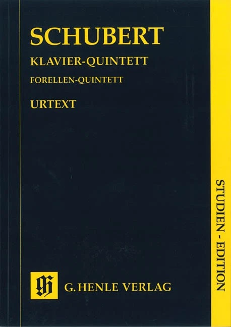 Study Score Schubert Piano Quintet A Major Op Posth 114 D 667 Henle Urtext Book - Image 1 of 1