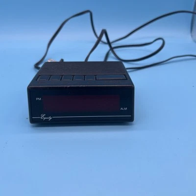 Equity Digital LED Alarm Clock Red Display Tested and Works - Image 1 of 4