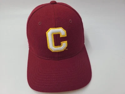 Central Michigan University CWU Chippewas Zephyr Fitted 7 Hat Cap Wool NCAA Red - Image 1 of 4