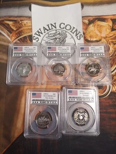 1999-S Proof State Quarters 5 Coin Set PCGS PR69 DCAM - Picture 1 of 6