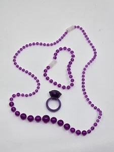 Pretty Pretty Princess Replacement Dark Purple Jewelry Necklace Bracelet Ring - Picture 1 of 1