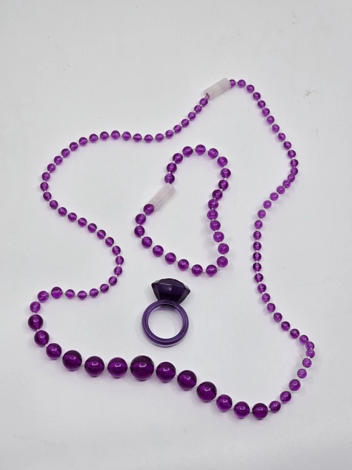 Pretty Pretty Princess Replacement Dark Purple Jewelry Necklace Bracelet Ring - Image 1 of 1