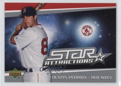 Upper Deck Star Attractions Dustin Pedroia 2006 #SA-DP novato radiocontrol Foto 1 de 2