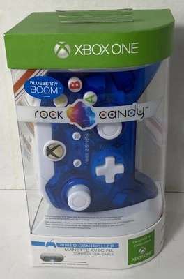 NEW Rock Candy Wired Controller Microsoft XBOX One Blueberry Boom FACTORY SEALED - Image 1 of 4