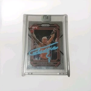 Charles Oliveira On Card Auto Prizm PA Cert - Imagen 1 de 2
