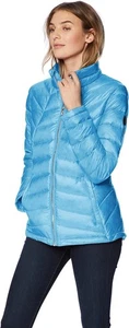 Chaqueta de plumón Spyder Syrround para mujer, azul hielo, pequeña - GoreTex - Imagen 1 de 3