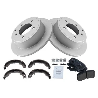 TRQ BKA28302 Disc Brake Kit For Mitsubishi Lancer 2008-2014 Rear 4605A265 - Image 1 of 4