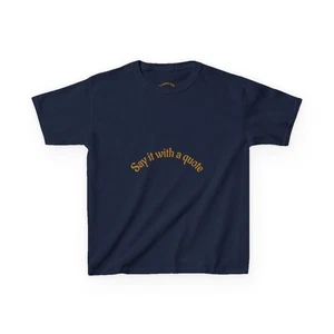Kids Quote Tee, Personalised Inspirational Shirt, Cute Children's Apparel,Colors - Picture 1 of 17