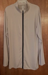 Damen Dri Fit Übergangsjacke Gr. XL hellbraun Full Zip Activewear - Bild 1 von 4