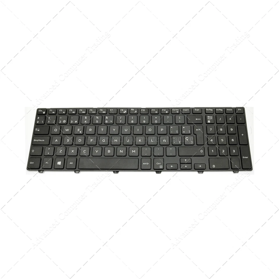 ADVANCED COMPUTER TRADING Teclado Español para Portátil Dell Inspiron 15 series 3541 3543 5547 / CN-0J8YC1