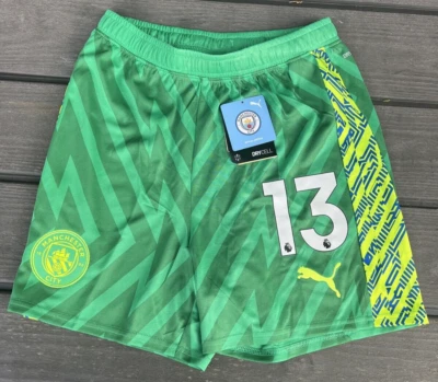 MANCHESTER CITY - FOOTBALL GK SHORTS (13)   CHILD  15-16Y  - BNWT - Image 1 of 4