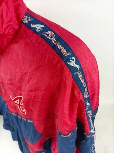Chaqueta de béisbol Starter Alabama Braves MLB con cremallera completa años 90 vintage para hombre talla L EE. UU. - Imagen 1 de 12