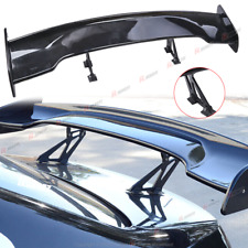 47" Universal Car Rear Wing Lip Spoiler Black Tail Trunk Roof Trim GT Style