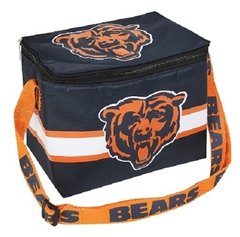 Chicago Bears Forever Collectibles NFL Lunch Box Cooler Bag Cover