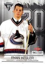 2003-04 Titanium Retail Jersey Number Parallels #138 Ryan Kesler