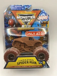 MONSTER JAM MYSTERY MUDDERS SERIES 1 1:64 MARVEL SPIDER-MAN TARGET EXCLUSIVE NIB - Picture 1 of 3