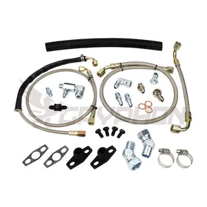 Turbo Oil Water Line Kit Ford Territory Ghia Garrett GT35/40R GT3582R GTX3584RS - Picture 1 of 7