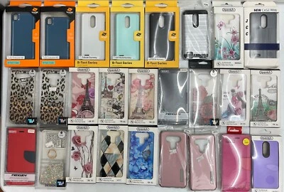 Venta al por mayor lote a granel de 50 fundas para teléfonos celulares - fundas LG surtidas Foto 1 de 4