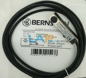 New For Bernstein Inductive proximity switch KIB-Q12PS/004-KL2E 10-60VDC 200mA - Picture 1 of 2