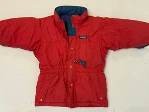 VTG 1993 Patagonia Kid's Insulated Jacket size 4 full zip winter/ski/snow - Picture 1 of 13