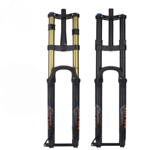 XC AM DH Mountain Bike Suspension Air Forks Damping Shock Absorber Travel 180mm - Picture 1 of 32