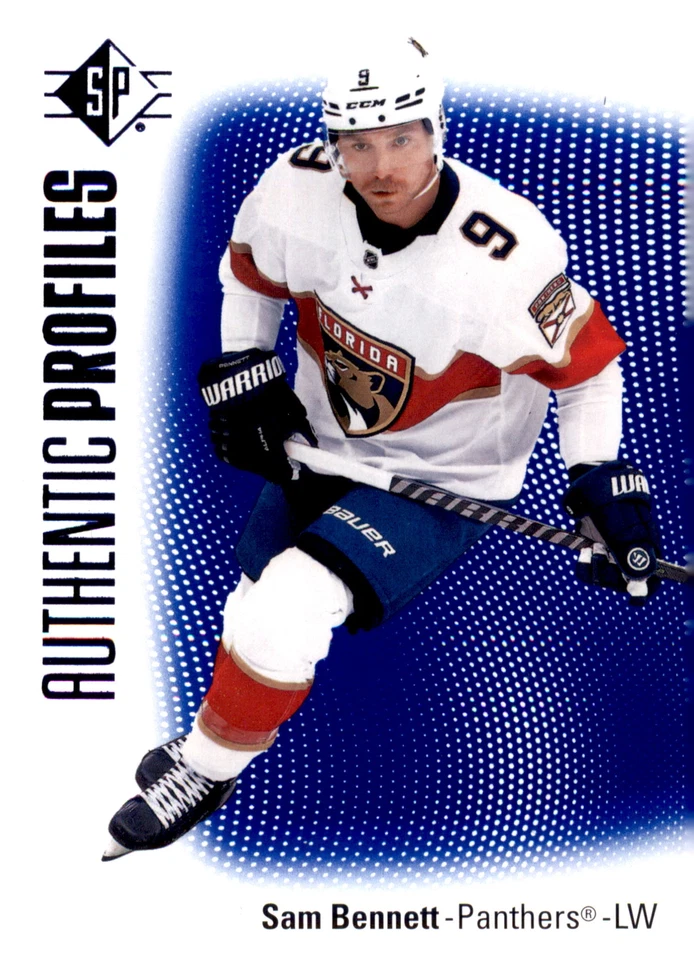 2021-22 SP Hockey #AP-18 Sam Bennett Authentic Profiles Blue - Image 1 of 2