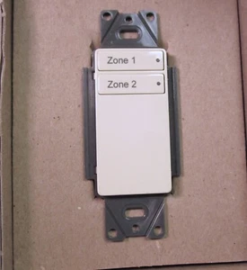 COOPER Greengate Digital Elfenbein Schalter 2 kleine Schalter mit Platte DGS-2TSB-V  - Bild 1 von 4