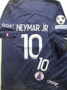 Neymar kids paris Uniform Champions League top bottom set new with tag(7-9) - Picture 1 of 10