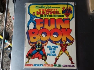 Vintage 1976 Marvel Fun Book #1 Comic Paper Eph Collect Decor Kid Superhero Toon - Picture 1 of 3
