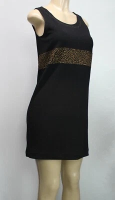 Positive Attitude Women's Dress Stretch Sleeveless Black Petite Size 8P - Image 1 of 4