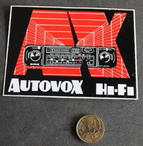 Autocollant / Sticker - AUTOVOX Hi-Fi - Picture 1 of 2