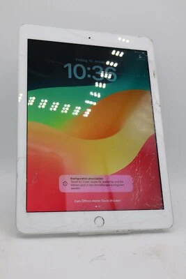 Apple iPad 6.Gen 2018 128GB WiFi  Wlan Weiß A1893 Displayschaden #5215 - Bild 1 von 4
