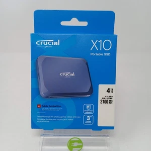 New Crucial Portable x10 Portable SSD 4TB SSD 508-500064C - Photo 1/2